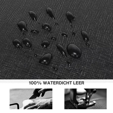 Waterproof 15.6″ Laptop Tote Bag – Elegant Black PU Leather Laptop Shopper