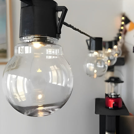 Solar Christmas String Lights for Outdoors 19.7ft – Warm White Waterproof LED Fairy Lights for Patio & Garden