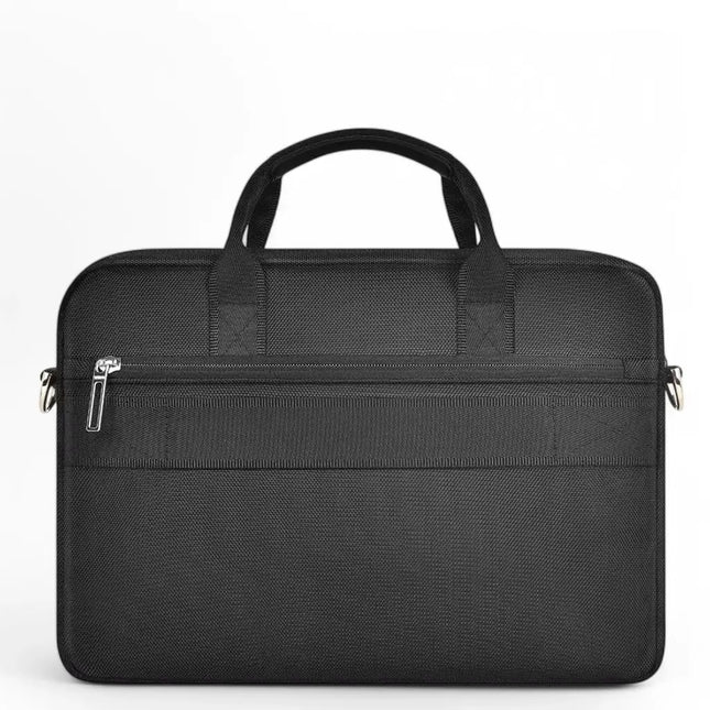 Genuine Leather Laptop Bag for Women – Black, 13-14 Inch, Water-Resistant, Stylish & Functional