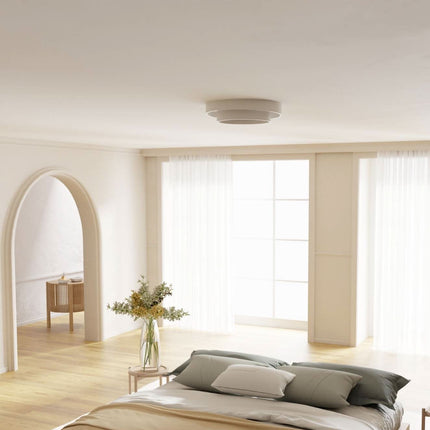 Modern LED Ceiling Light 23.6" – Elegant Dimmable Fixture for Living Room & Bedroom