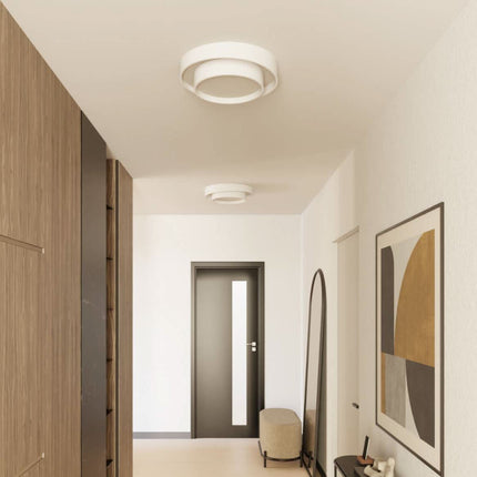 Modern LED Ceiling Light 23.6" – Elegant Dimmable Fixture for Living Room & Bedroom