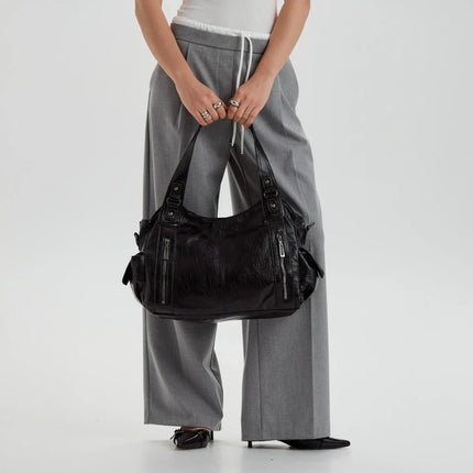 Women's Leather Hobo Bag – Spacious Shoulder Tote with Premium Finish