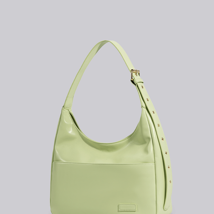 Black Shoulder Bag – Minimalist & Spacious Vegan Leather Design