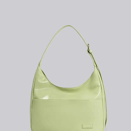 Black Shoulder Bag – Minimalist & Spacious Vegan Leather Design