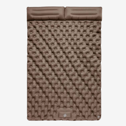 Inflatable Double Air Mattress with Built-in Pillows – Portable, Waterproof & Ideal for Camping, Travel & Guests