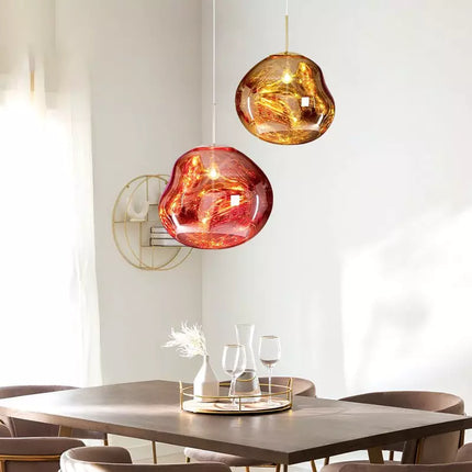 Modern Artistic Pendant Light – Elegant Sculptural Hanging Lamp for Dining & Living Rooms