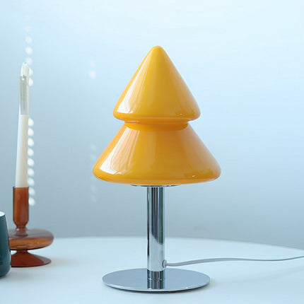 Modern LED Christmas Tree Table Lamp – 3 Light Modes, USB & Plug-In, Illuminates up to 108 ft²