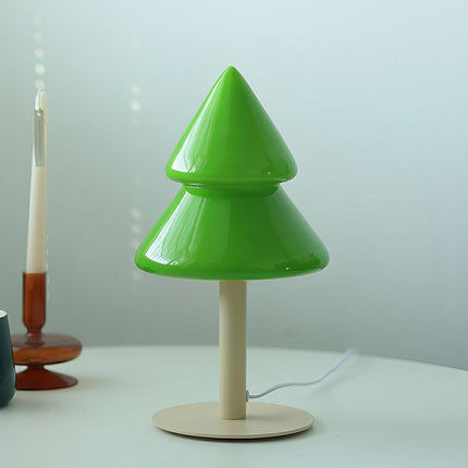 Modern LED Christmas Tree Table Lamp – 3 Light Modes, USB & Plug-In, Illuminates up to 108 ft²