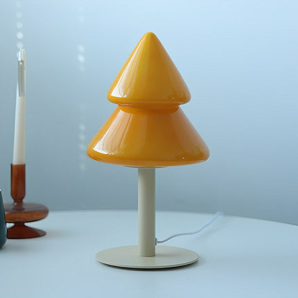 Modern LED Christmas Tree Table Lamp – 3 Light Modes, USB & Plug-In, Illuminates up to 108 ft²