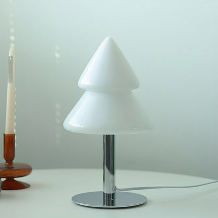 Modern LED Christmas Tree Table Lamp – 3 Light Modes, USB & Plug-In, Illuminates up to 108 ft²