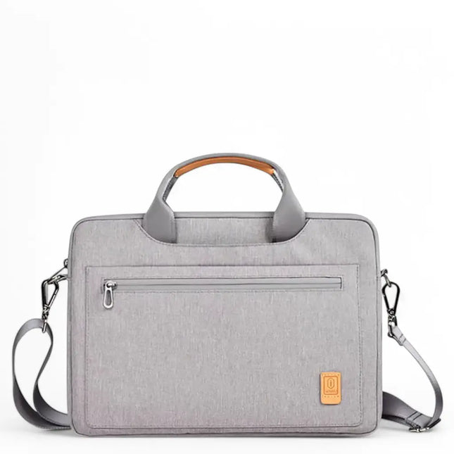 Stylish Grey 16-Inch Laptop Bag for Women – Water-Resistant, Lightweight & Multi-Compartment Work Tote