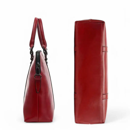 14-Inch Leather Laptop Bag for Women – Elegant, Durable & Water-Resistant