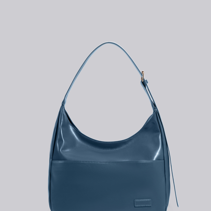 Black Shoulder Bag – Minimalist & Spacious Vegan Leather Design