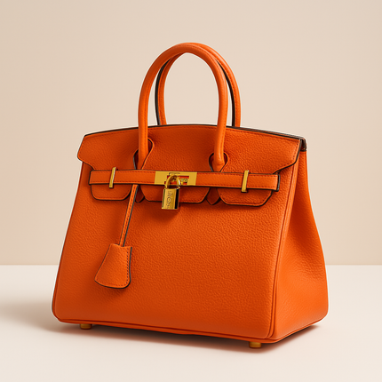 Luxury Women's Leather Shoulder Bag with Lock – Structured PU Tote for Work & Daily Use