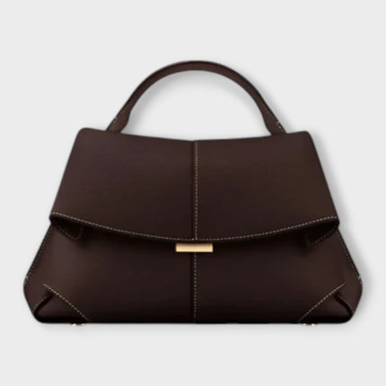 Luxe Geometric Vegan Leather Handbag – Sleek, Sustainable & Stylish
