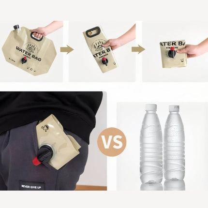 8L Collapsible Water Bag – BPA-Free, Leakproof, Foldable with Spigot – Ideal for Camping, Hiking & Outdoor Adventures