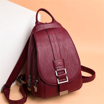 Multi-Way Women’s Backpack & Handbag – Stylish Leather Shoulder Bag for Daily Use