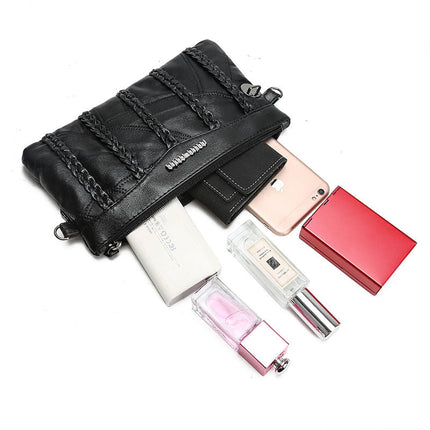 Elegant Women's Shoulder Bag – Compact Clutch with Multiple Pockets