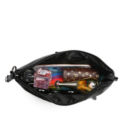 Elegant Women's Shoulder Bag – Compact Clutch with Multiple Pockets