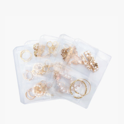 Luxury Travel Jewelry Box – Compact Organizer for Rings, Necklaces & Earrings