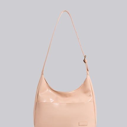 Black Shoulder Bag – Minimalist & Spacious Vegan Leather Design