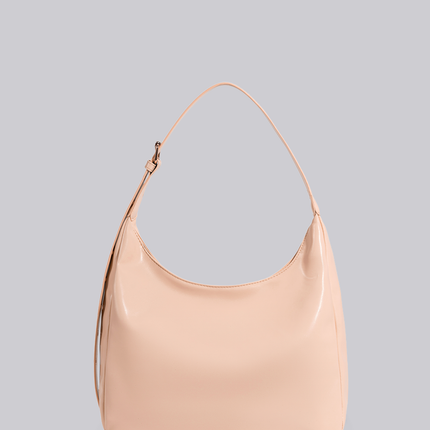 Black Shoulder Bag – Minimalist & Spacious Vegan Leather Design