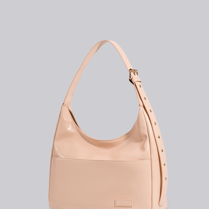 Black Shoulder Bag – Minimalist & Spacious Vegan Leather Design