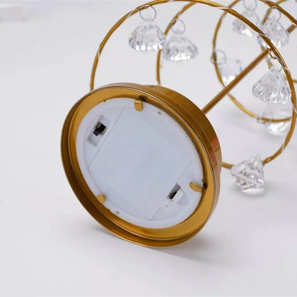 USB Rechargeable Decorative Christmas Tree Table Lamp – 15.7″ H x 7.9″ W Festive LED Accent Light for Home