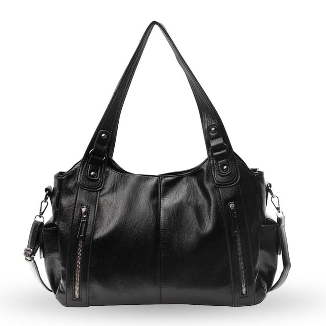 Women's Leather Hobo Bag – Spacious Shoulder Tote with Premium Finish