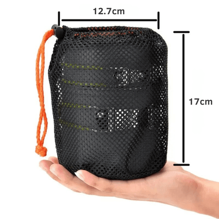 Outdoor Lightweight Camping Cooking Set – Compact Mess Kit with Pans & Cutlery