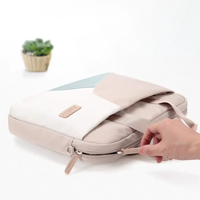 Stylish Waterproof Laptop Bag for Women – Elegant Pastel Tote for 14" & 15.6" Laptops