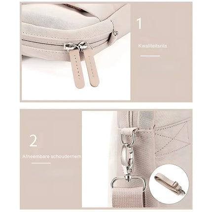 Stylish Waterproof Laptop Bag for Women – Elegant Pastel Tote for 14" & 15.6" Laptops