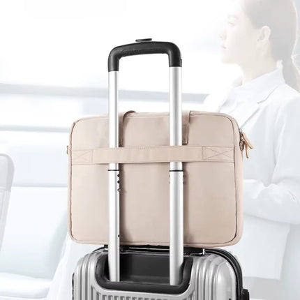Stylish Waterproof Laptop Bag for Women – Elegant Pastel Tote for 14" & 15.6" Laptops