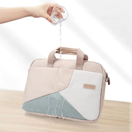 Stylish Waterproof Laptop Bag for Women – Elegant Pastel Tote for 14" & 15.6" Laptops