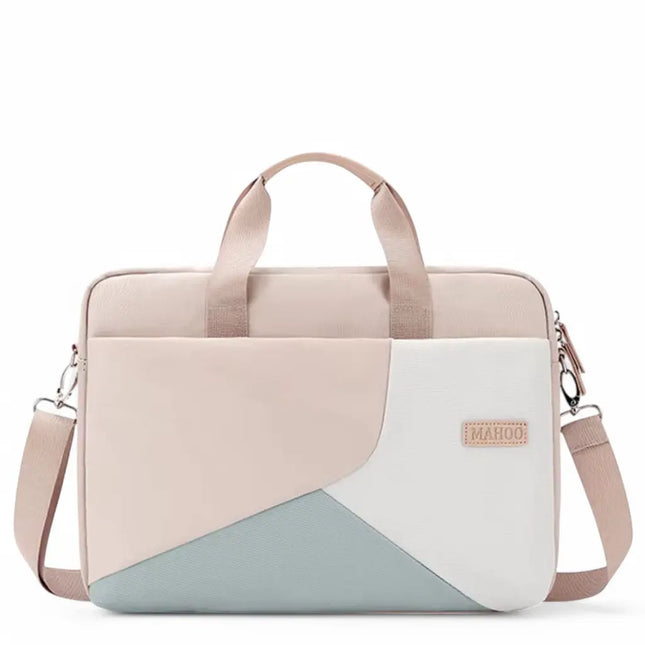 Stylish Waterproof Laptop Bag for Women – Elegant Pastel Tote for 14" & 15.6" Laptops