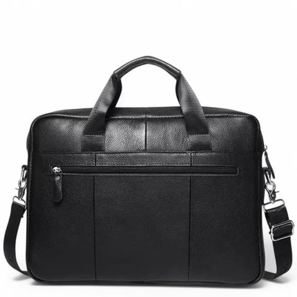 Brown Leather Laptop Bag – Stylish & Functional Business Briefcase
