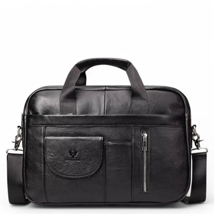 Premium 13-Inch Leather Laptop Bag for Men – Genuine Leather, Stylish & Functional