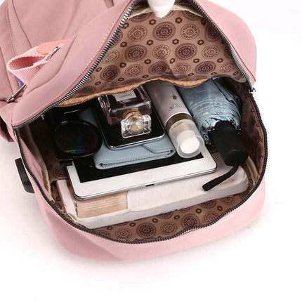 Waterproof Anti-Theft Laptop Backpack with USB Charging Port – Stylish & Secure Travel Bag for Men & Women