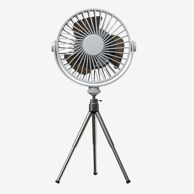 Portable Rechargeable Stand Fan – Silent Battery-Powered Pedestal Fan for Indoor & Outdoor Use