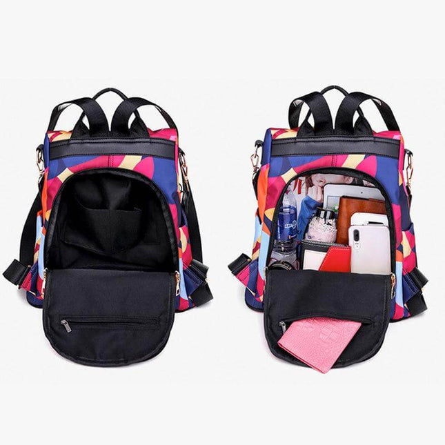Waterproof Anti-Theft Backpack – Stylish USB Charging Backpack for Women with Hidden Zipper Design