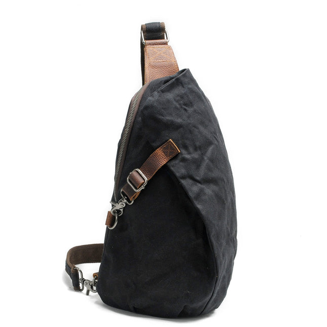 Vintage Canvas Backpack for Men – Waterproof Shoulder Bag with Durable Design
