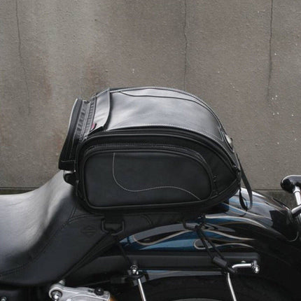 Magnetic Motorcycle Tank Bag – Waterproof PU Leather, Adjustable, Universal Fit