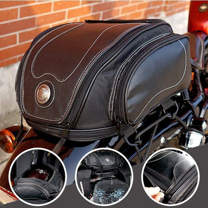 Magnetic Motorcycle Tank Bag – Waterproof PU Leather, Adjustable, Universal Fit