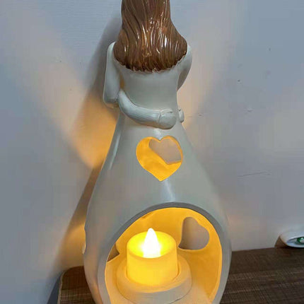 Heart-Shaped LED Table Lamp – Romantic Warm White Light for Bedroom & Home Decor