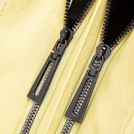 Black Leather Shoulder Bag with Side Pockets – Spacious & Elegant Women’s Leather Handbag