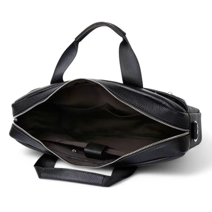 Premium Genuine Leather 15-Inch Laptop Briefcase for Men – Stylish Business Bag